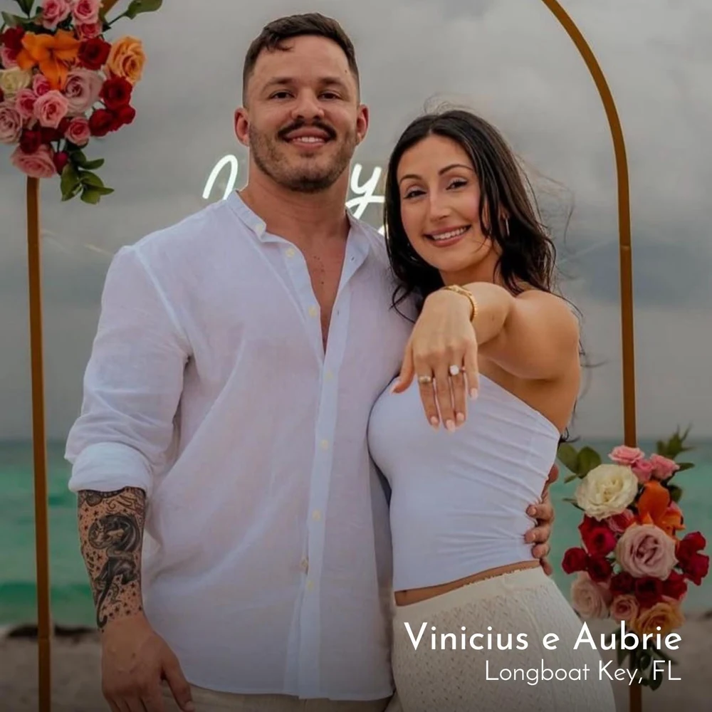 Vinicius e Aubrie — Longboat Key, FL